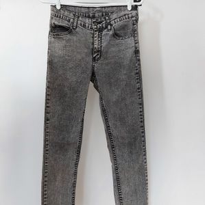 Cheap monday gray washed skinny jeans